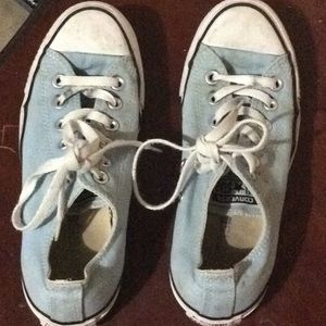 Blue converse